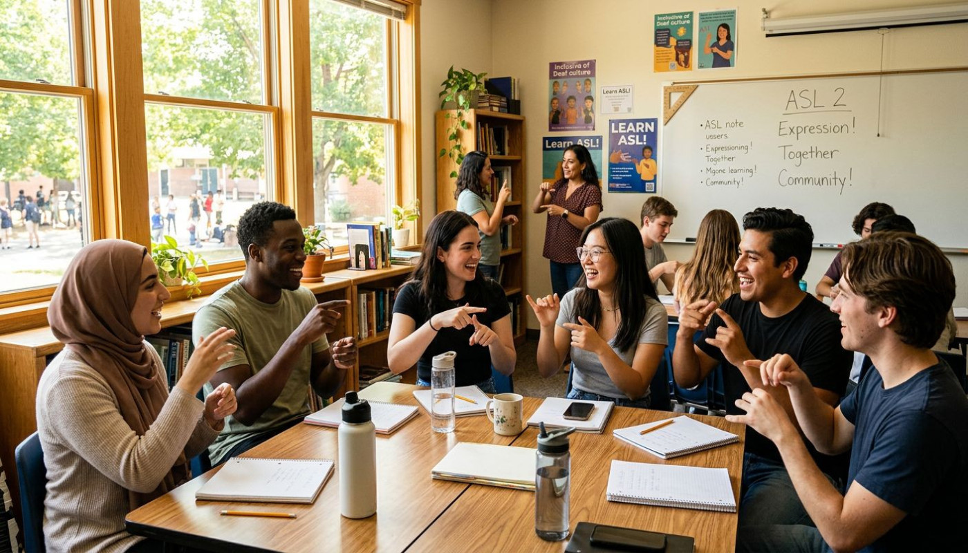 Avantages de l'apprentissage multiformat de la langue des signes